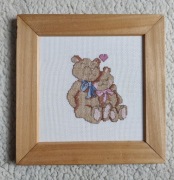 obraz wyszywany krzyżykami