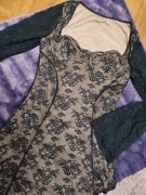 Sukienka Shein małe L koronka fairy goth coquette