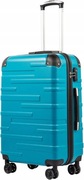 COOLIFE średnia walizka ABS z zamkiem TSA, 4 kółka, Turkusowa