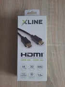 Kabel HDMI XLINE 1,5 nowy