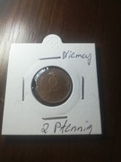 2 PFENNIG Niemcy 1974r J