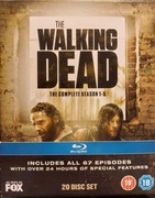 THE WALKING DEAD: SEASONS 1-5. Blu-ray (20 płyt)