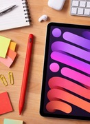 Rysik do iPada – czerwony, z funkcją odrzucania dłoni i wskaźnikiem LED