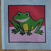 Kanwa żabka 15x15 cm