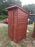 Wc drewniane wychodek kibelek