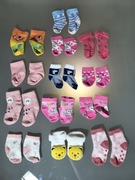 Skarpetki Niemowlęce 13 Par z Grzechotką 0-9 mc