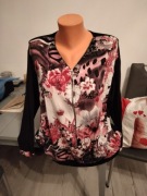 Śliczna bluzka  regulowany dekolt n Anna na zamek 