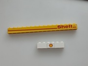 Element Lego 2465pb06 i 3009pb196 naklejka Shell do 1256 z lat 90