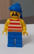 Lego Pirates Pirate Red - pi040