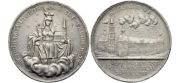 ŚLĄSK. Trzebnica 1803, medal srebrny Św. Jadwiga 600lat Opactwa
