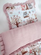 Kołderka z poduszką. Zestaw do wózka, kołyski,kosza Mojżesza.