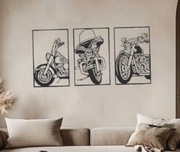 Dekoracyjny obrazek motocykli na ścianę 