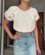 Biała bluzka top S
