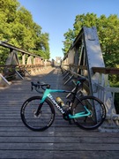 Rower szosowy Bianchi Oltre xr4 disc Di2, pomiar mocy 