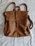 Stylowy plecak damski paolo bags | Brązowy Camel | Vintage Look