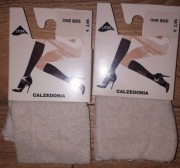 Calzedonia podkolanówki ecru kremowe nowe