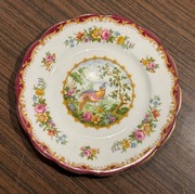 ROYAL ALBERT Śliczny Talerzyk na ciasto CHELSEA BIRD 16 cm #2