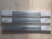 3 prowadnice do szuflad GTV VERSALITE PLUS kulkowe, H45, L=450 mm