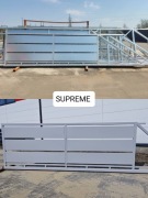 Brama przesuwna panelowa 4 m SUPREME, ocynk ogniowy,5m, 6m światło