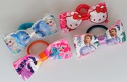 Zestaw do włosów komplet gumeczki frotki gumki Elsa Zosia Hello Kitty Pony