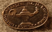 Odznaka, przypinka Liceum Medyczne im. Mikołaja Kopernika w Łodzi 