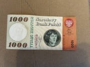banknot 1000 zł 1965