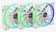 NOWY ZESTAW ARGB - 3 x 140 MM WENTYLATOR BIAŁY ALPENFOHN WING BOOST