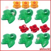 LEGO 33291 32607 KWIATEK kwiatki liść zielony czerwony pomarańczowy -12 szt