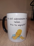 Kubek na 18stkę z czarnym środkiem