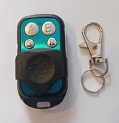 Pilot zdalnego sterowania, RF 433, 4 przyciski, srebrno-czarny