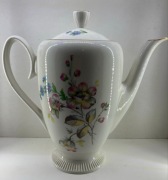 czajnik chodziez dzbanek do cherbaty kawy sliczne kwiatki niebieskie regina