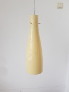 Lampa wisząca ECRU MURANO GLASS jak butelka 1x100W