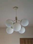 Żyrandol Nordlux Ivona 6, Lampa wisząca Brass