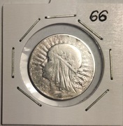 Głowa kobiety Jadwiga 5 zł 1932 Ładna 66