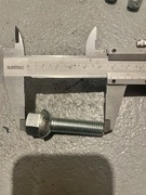 Szpilka koła m12 59mm długość gwintu 41mm kula