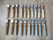 Widelce aluminiowe Lefana Legnica NOWE PRL kpl 10