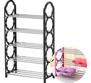 Nowoczesna Półka na Buty 5-Poziomowa | Regał do Przedpokoju