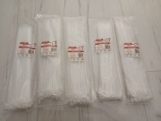 Opaski zaciskowe trytytki białe 3,6 x 300 500 szt.