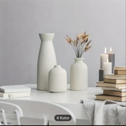 Wazony ceramiczne kpl 3 szt w stylu boho