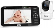 Elektroniczna Niania GHB Babyphone 5" 720P - model SM50B 