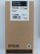 Oryginalny tusz Epson T6538 Matte Black 200ml