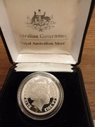 1$ Australia. Srebro 11,66g .Wersja proof.