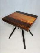 Stolik kawowy olcha, żywica epoksydowa,ziarna kawy