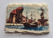 Magnes ceramiczny na lodówkę Gdańsk ŻURAW FONTANNA Neptuna, Trójmiasto (17)