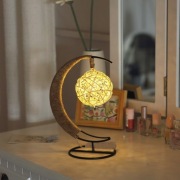 Lampka Nocna Księżyc Usb Żółty