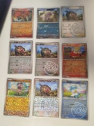 Zestaw 9 kart pokemon chinise gem pack 