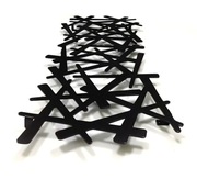 Wieszak ścienny pion/poziom loft