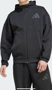 ADIDAS BLUZA Z KAPTUREM i SPODNIE Z.N.E. FULL ZIP - CZARNY