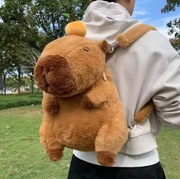 Kapibara pluszowy plecak Kawaii moda pluszie lalka torba z futerka 