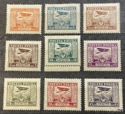 POLSKA Fi.216-224*, 1925r. - Wydanie na przesyłki lotnicze
